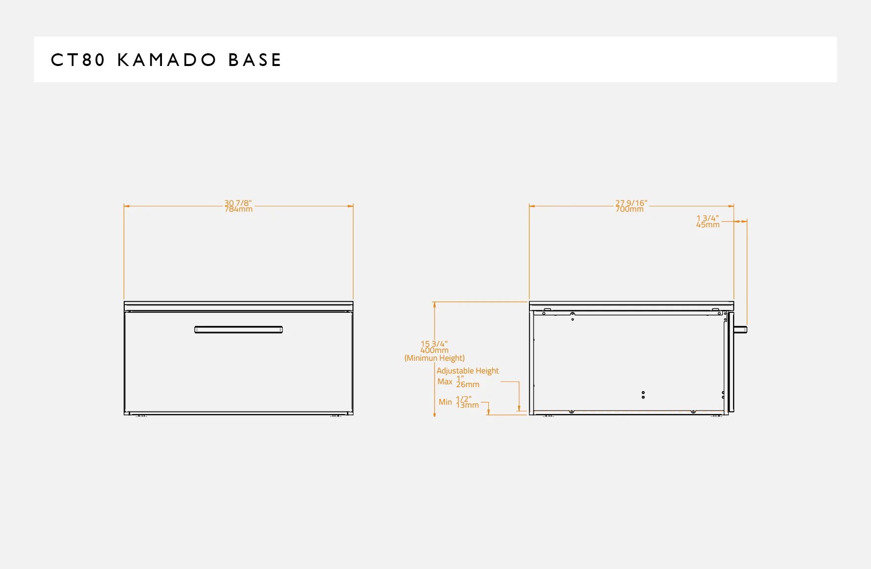 CT80 Base Unit (inc. end panels) - Image 2