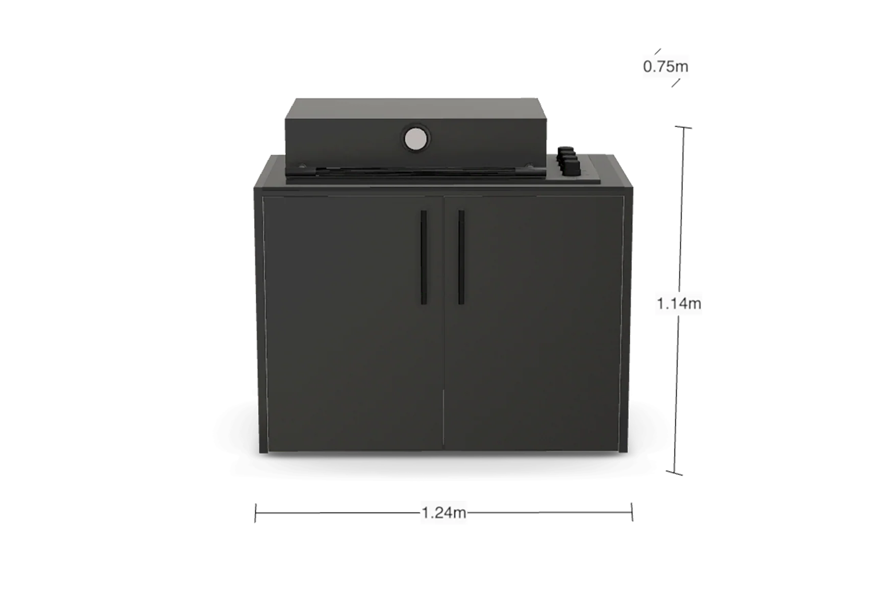 KC 120 Drop-In Grill - Nero - Image 2