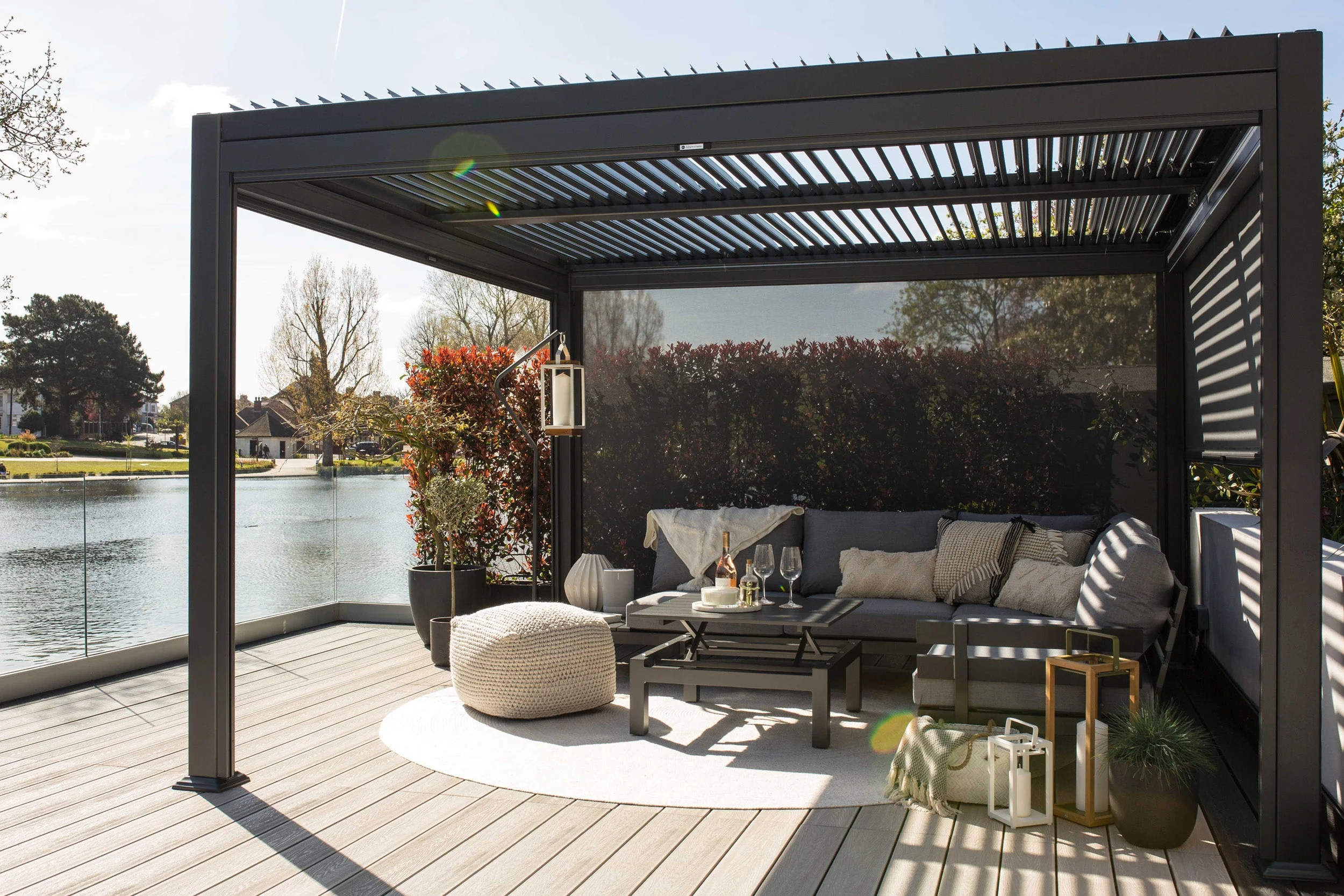 Maranza Deluxe Louvered Pergola 3m x 3m