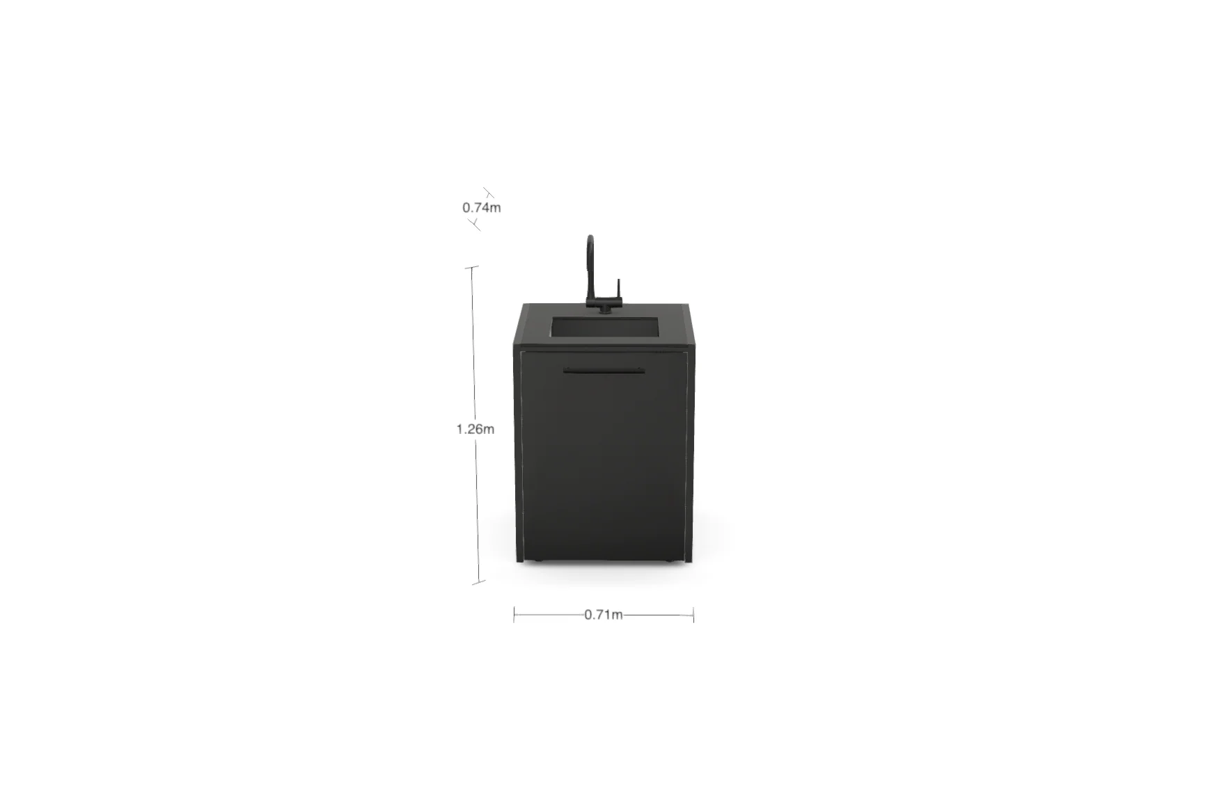 Sink unit - Nero - Image 2